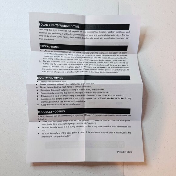 Solar String Lights Outdoor 2-Pack 80FT 200 LED Warm White Outdoor Lights - Picture 9 of 11